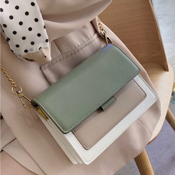 Neutral handbag NWOT Pastels Spring Summer - Picture 8 of 10